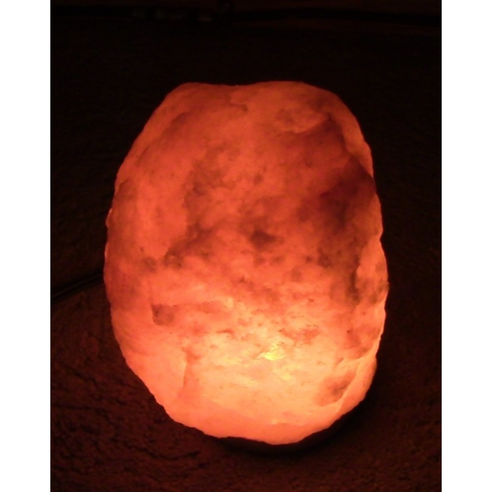 Himalayan Salt Lamp 8 in. Tall with Dimmer Switch - Night Light Table Lamp DECOR - Picture 4 of 4